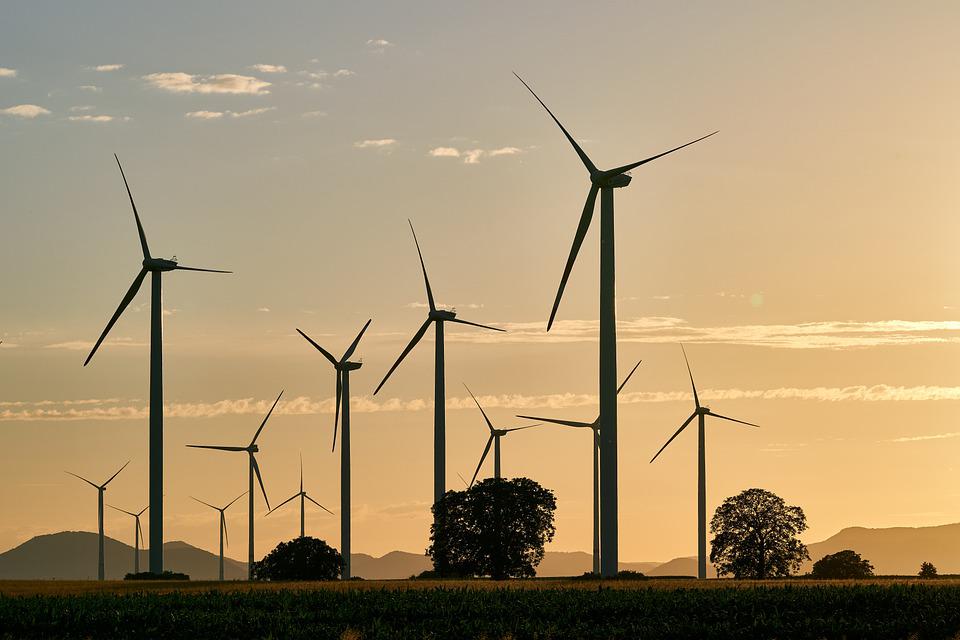 Turbin angin untuk pembangkitan listrik dari energi terbarukan